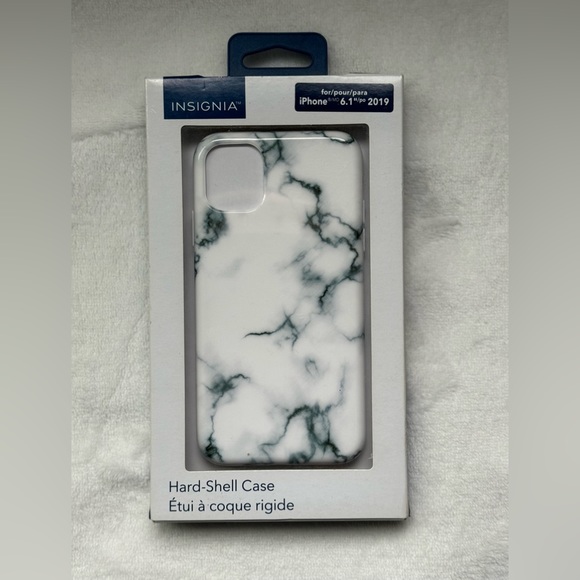 Brand New Insignia IPhone 11 hard shell marble phone case - Picture 2 of 8